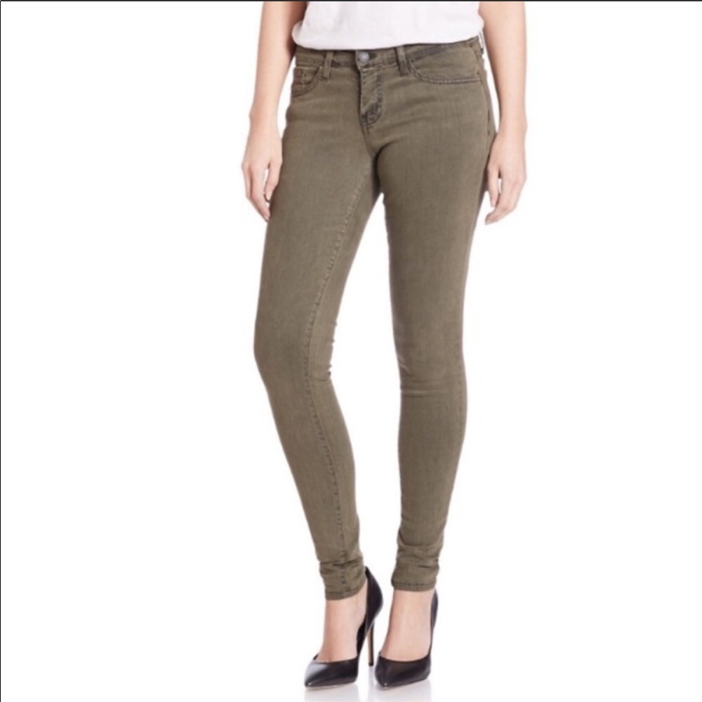 Flying Monkey Olive/Army Green Skinny Jeans